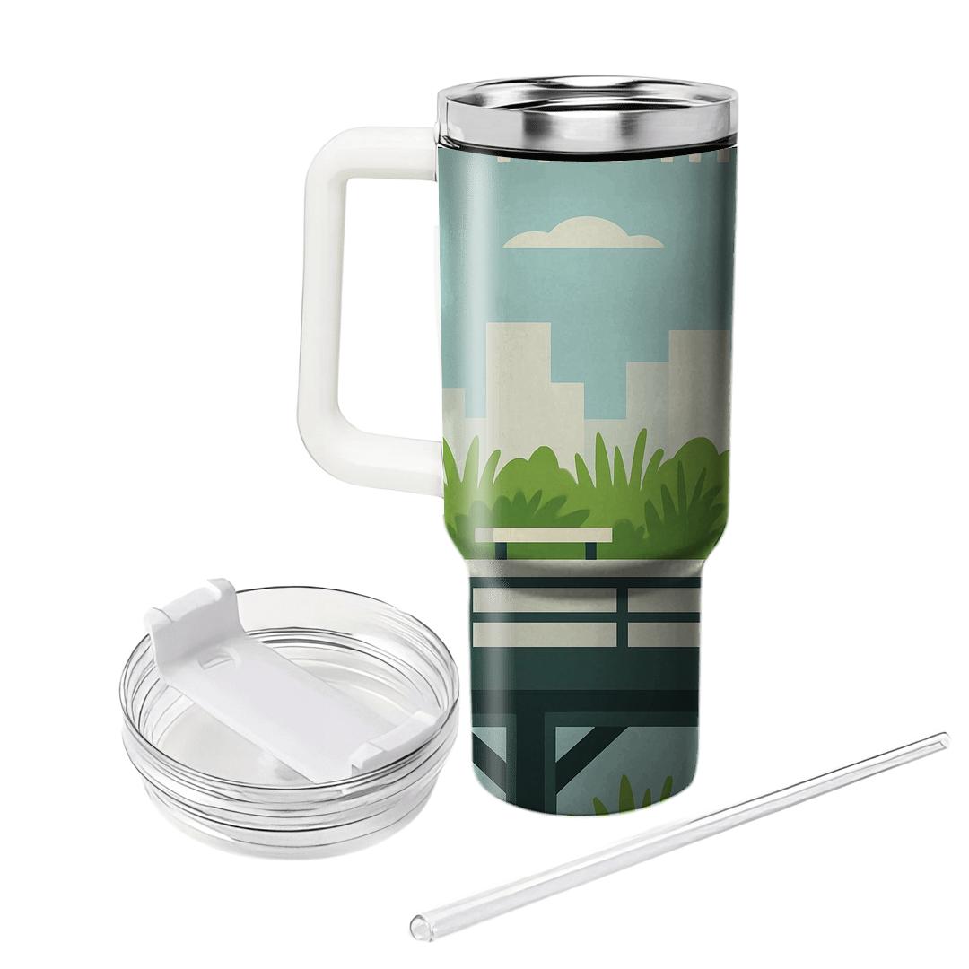 High Line Park New York City United States tumbler cups