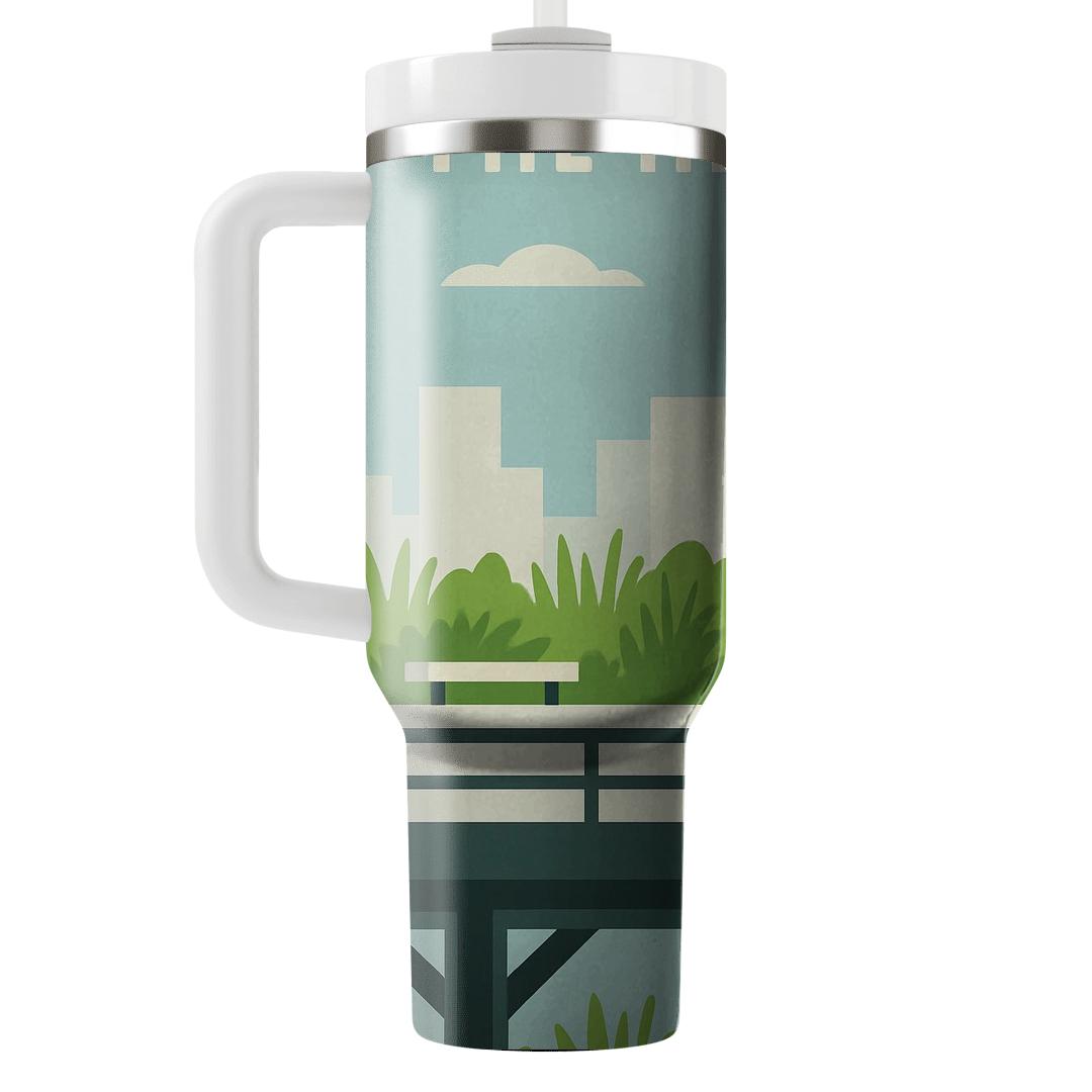High Line Park New York City United States tumbler cups