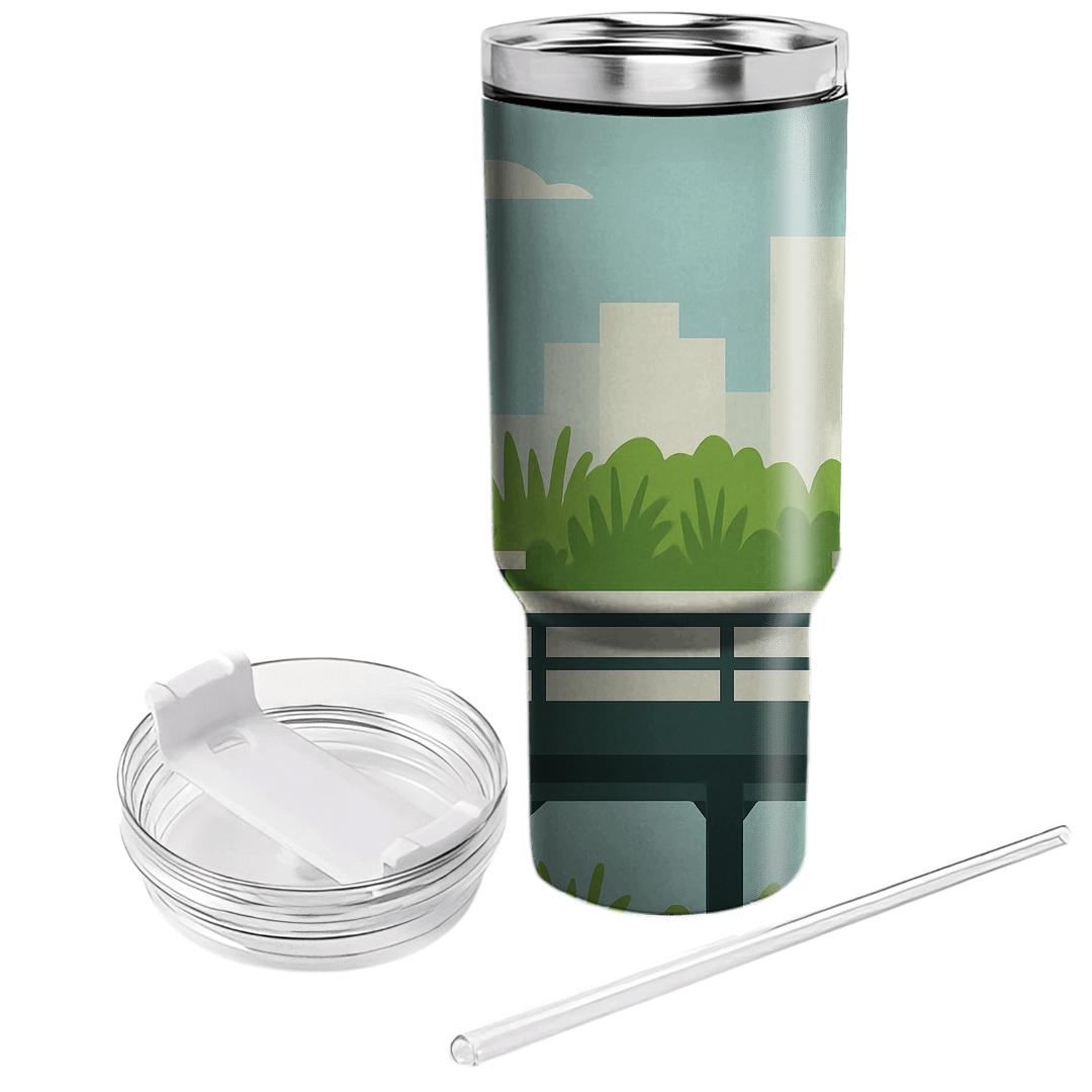 High Line Park New York City United States tumbler cups