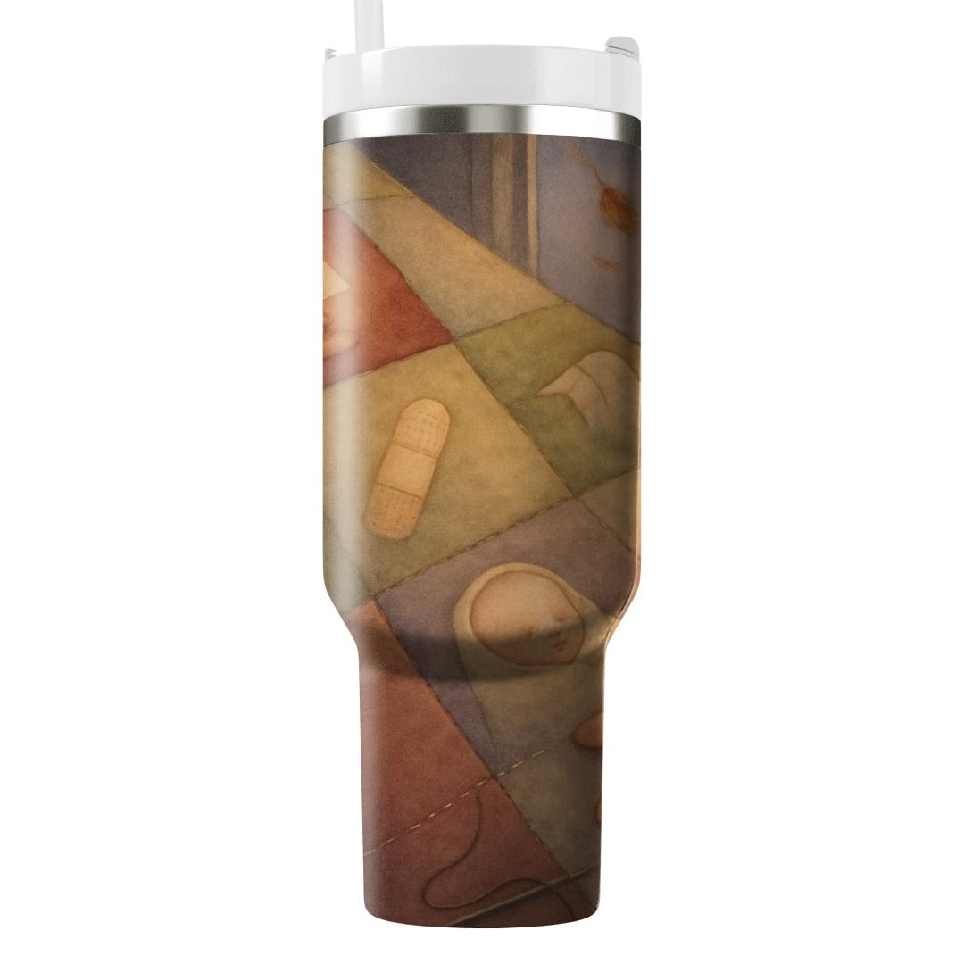 The Seam Of Seasons A Mothers Love Stitched Into Every Year insulated tumblers