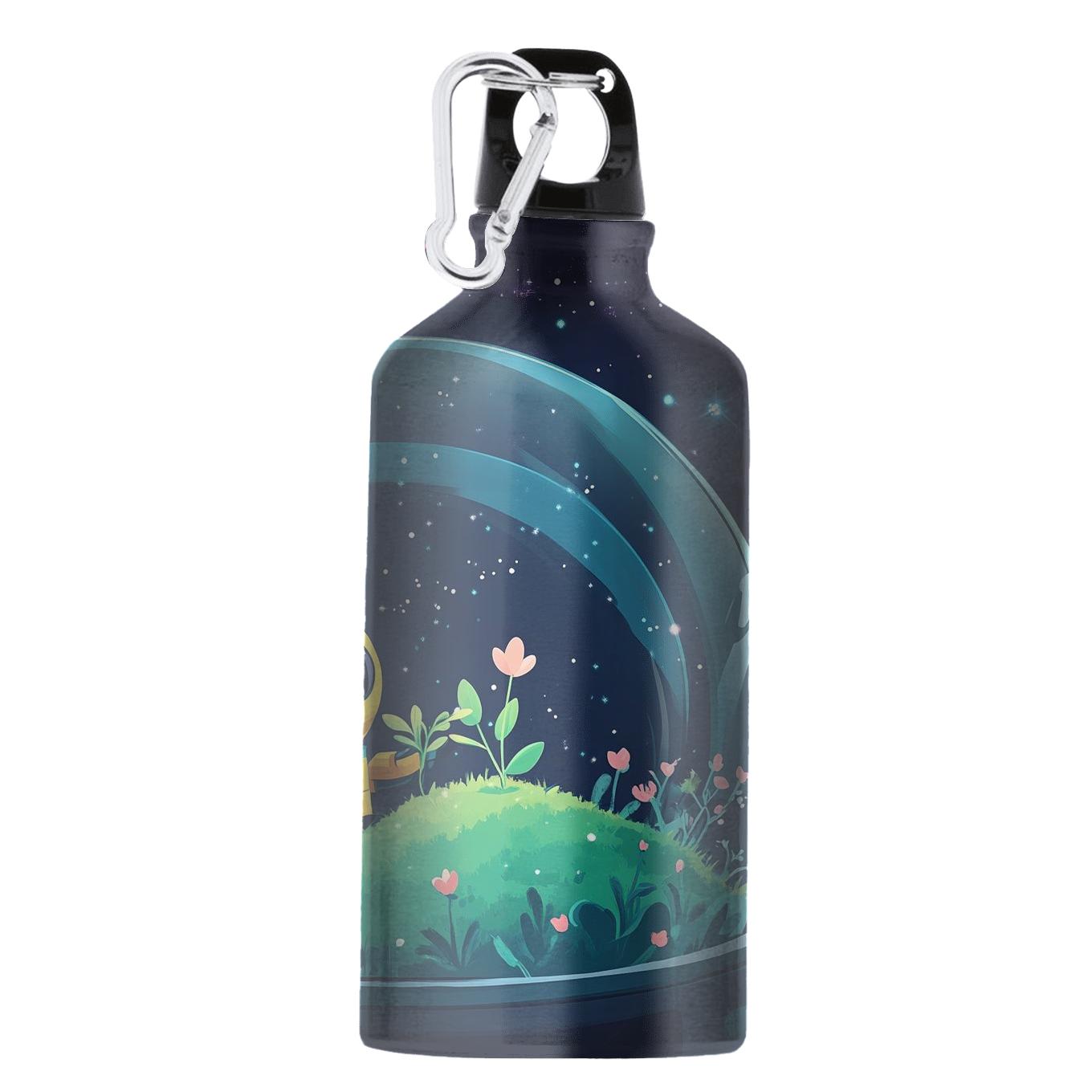 WALL E And EVE Stardust Garden Picnic Disney Inspired portable sports bottles