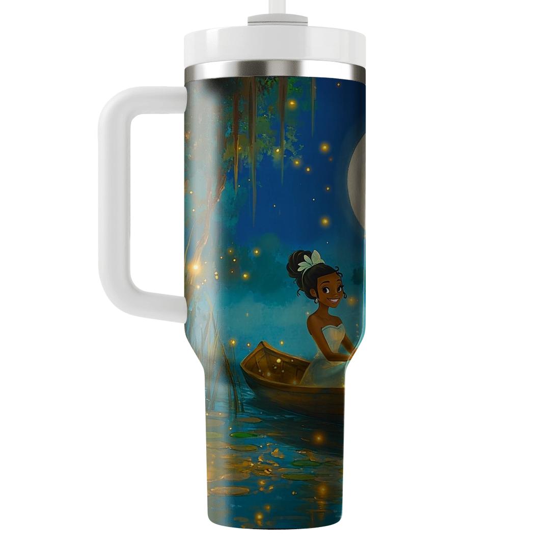 Princess Tiana Bayou Firefly Moonboat Disney Inspired custom tumblers
