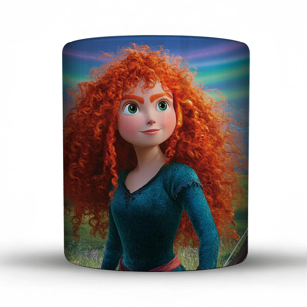 Merida Aurora Meadow Challenge Disney Inspired travel mugs with handles