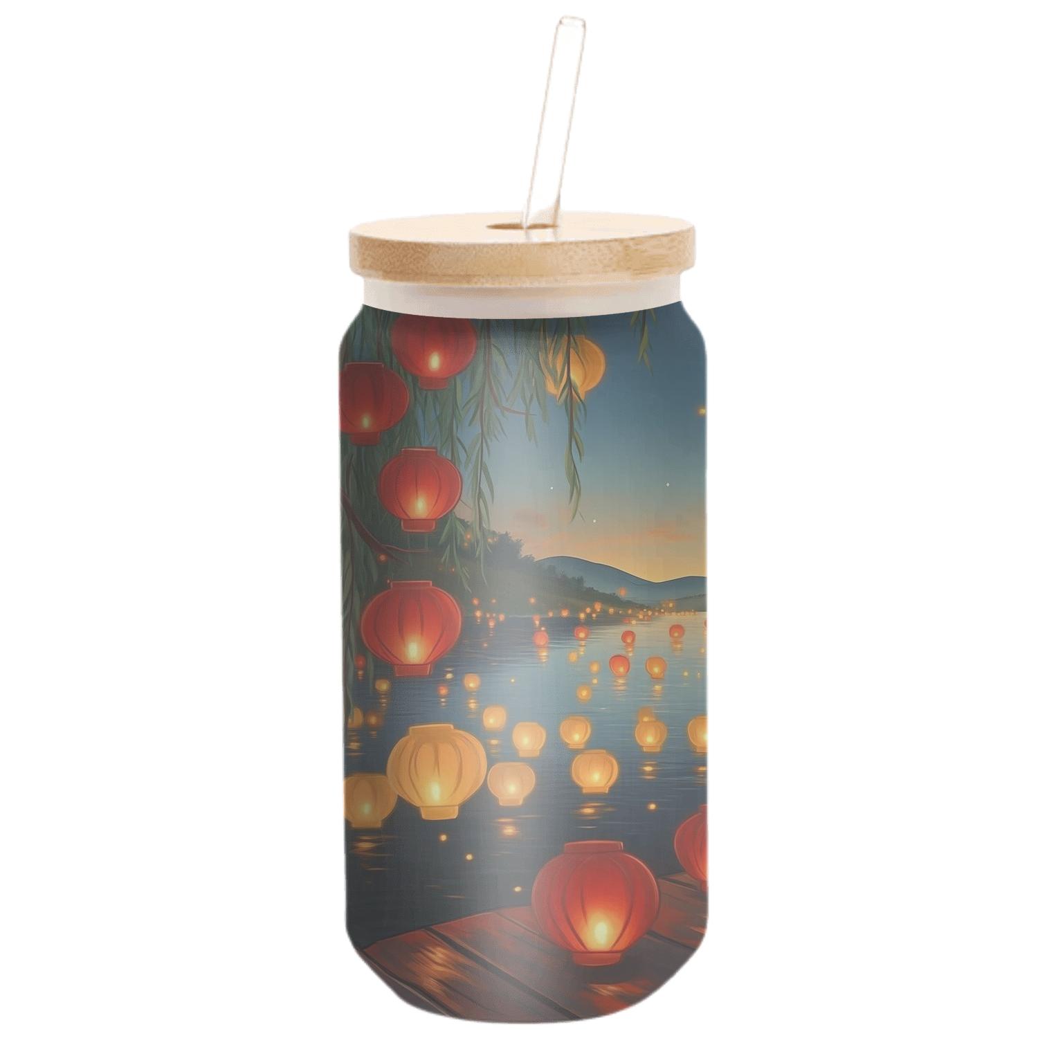 Mulan Lantern River Parade glassware drinkware
