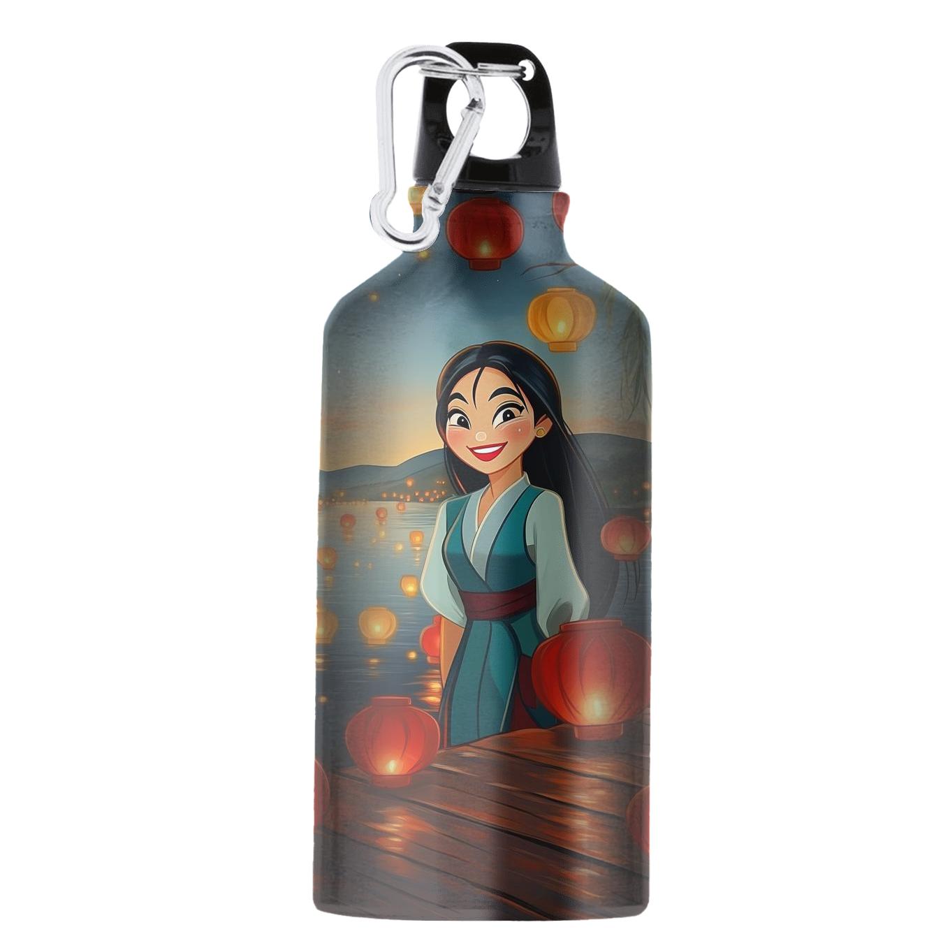Mulan Lantern River Parade premium sports bottles