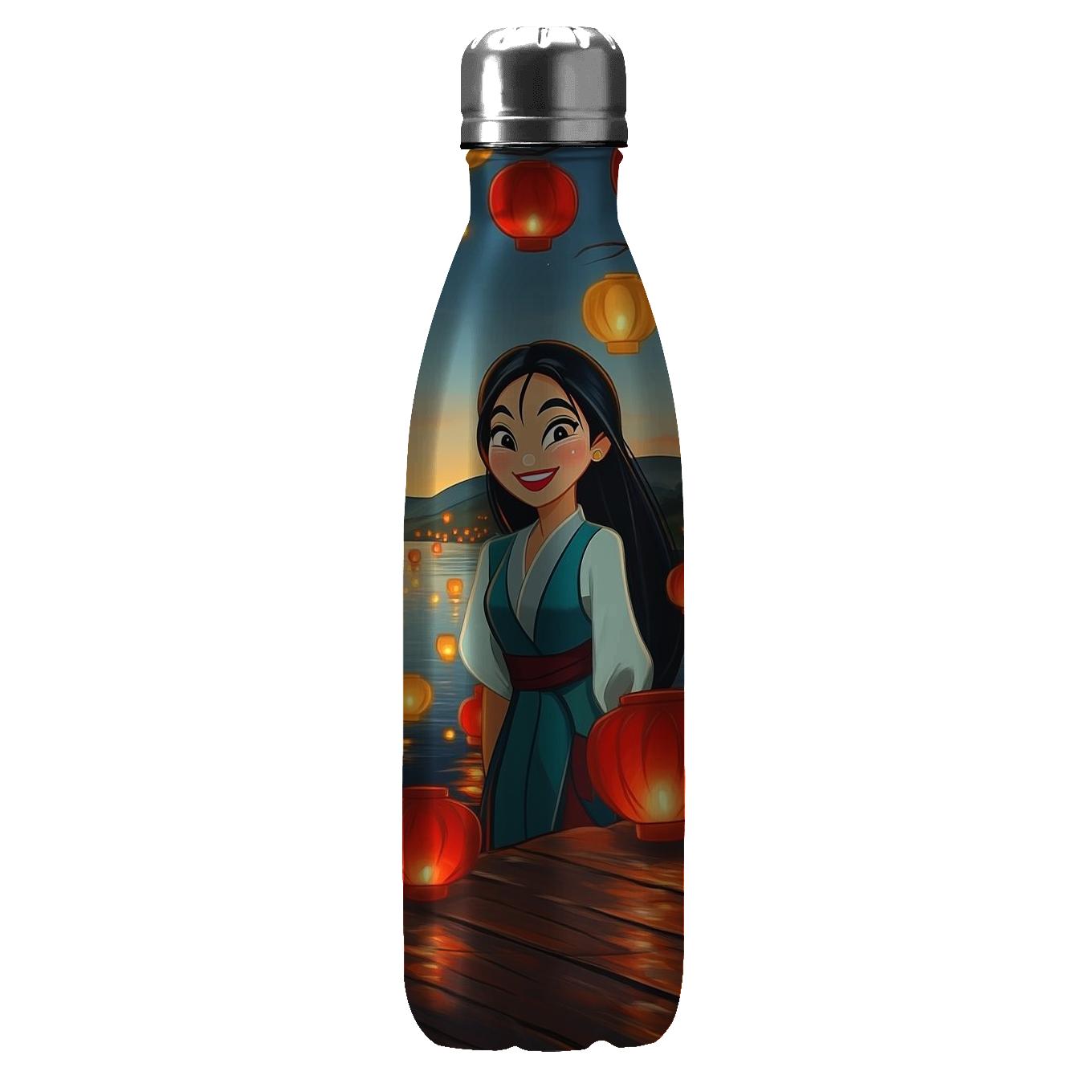 Mulan Lantern River Parade unique water bottles