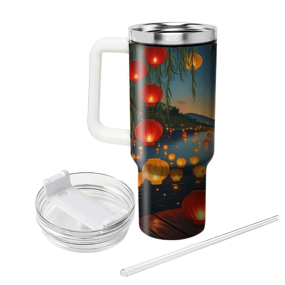 Mulan Lantern River Parade tumblers for gifts
