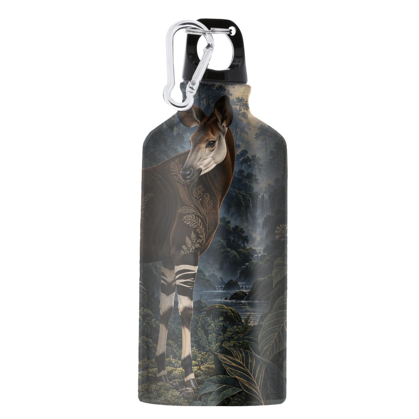 Moonlit Okapi Forest Weave sports bottles for gifts [AI-654e2247-2288416a412a]