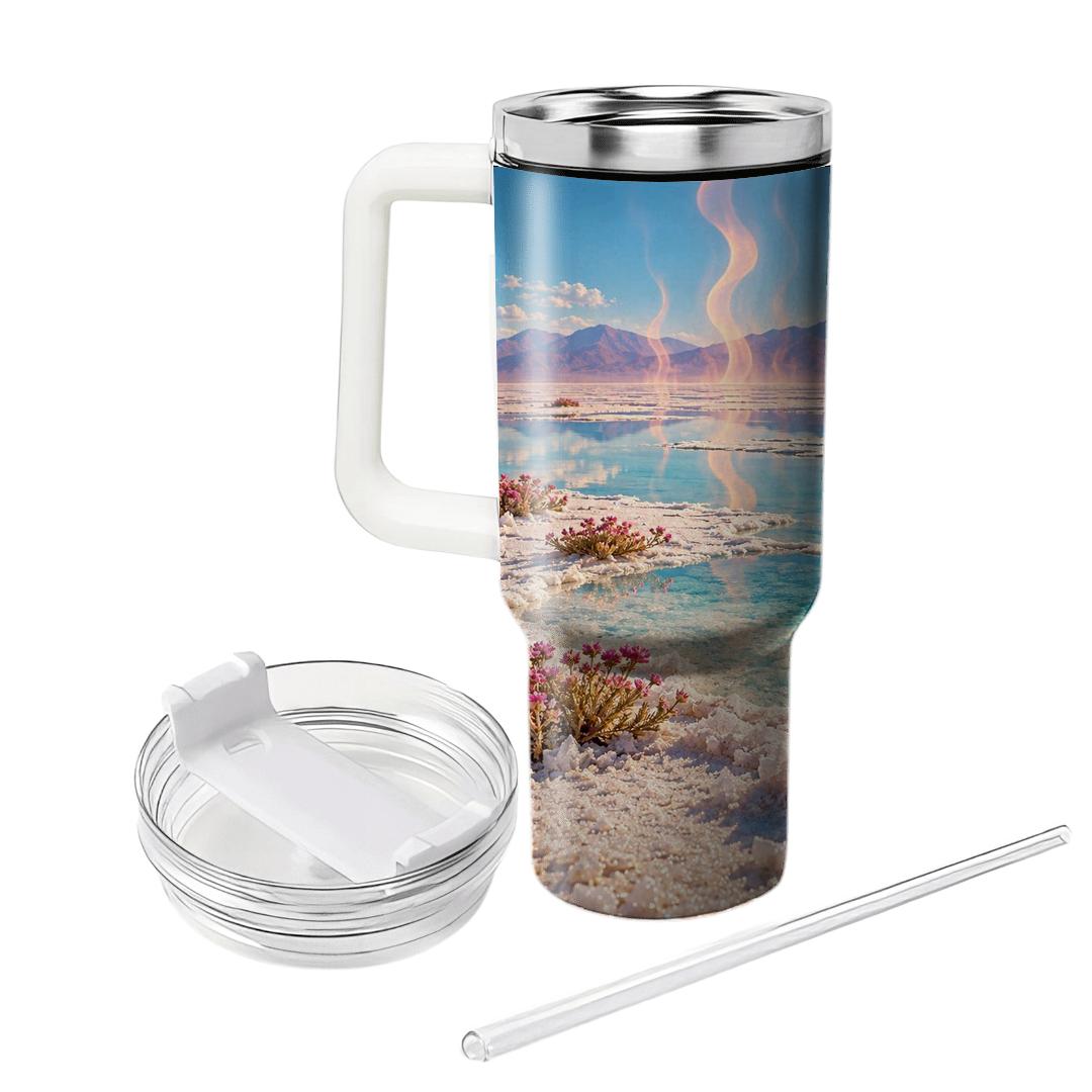 Summer Mirage Salt Flats insulated tumblers [AI-073f30b9-afa9cff416b7]