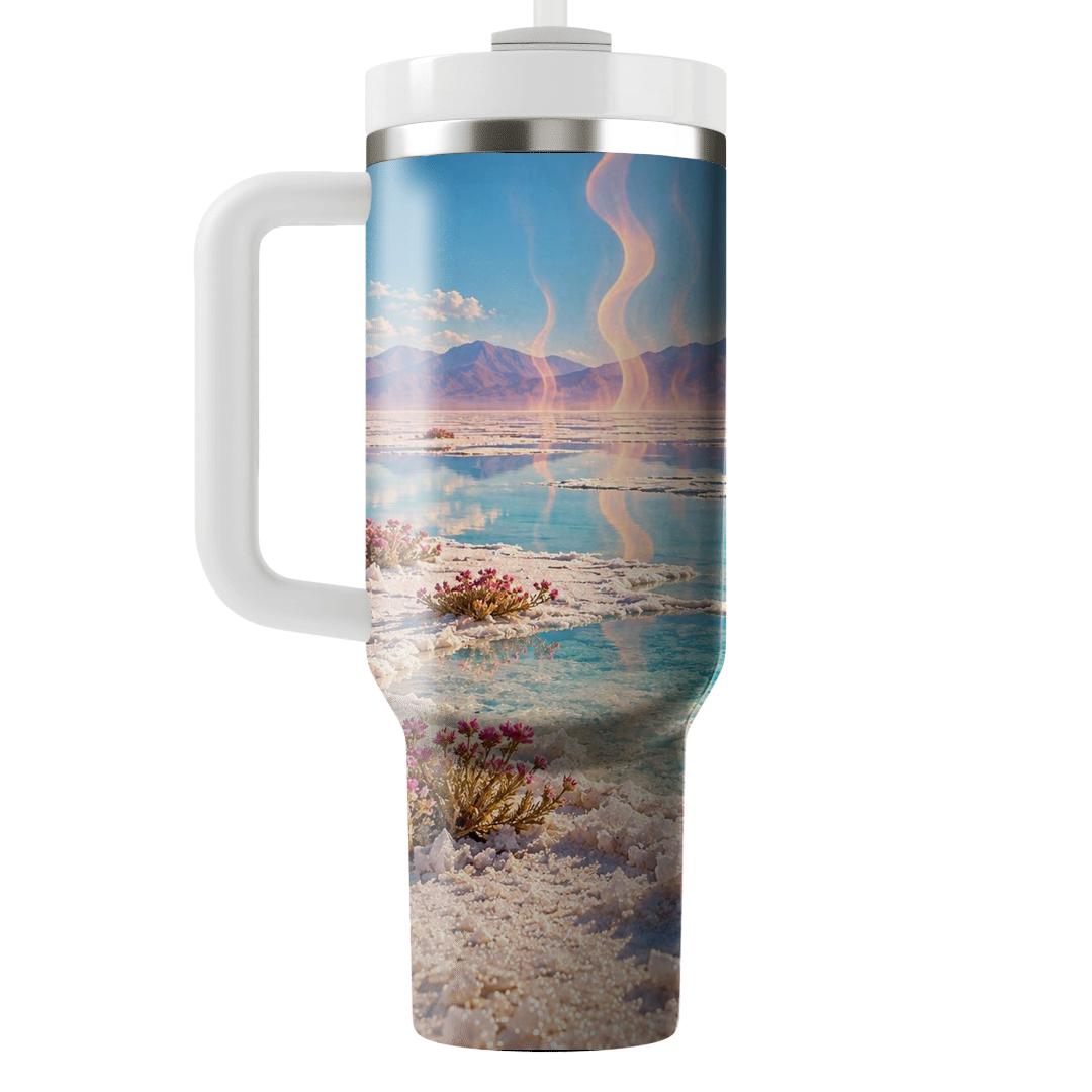 Summer Mirage Salt Flats insulated tumblers [AI-073f30b9-8ad617afc7fb]