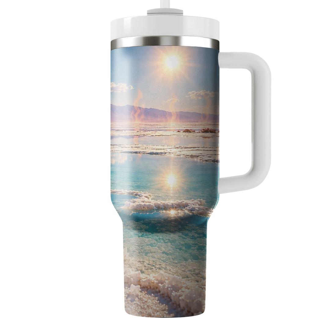 Summer Mirage Salt Flats insulated tumblers [AI-073f30b9-aa0c7e11de4d]