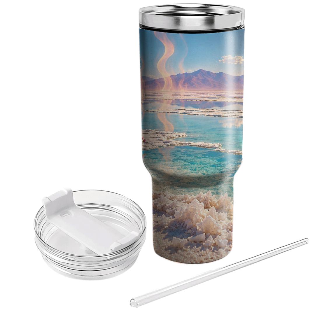 Summer Mirage Salt Flats insulated tumblers [AI-073f30b9-4130600c9492]