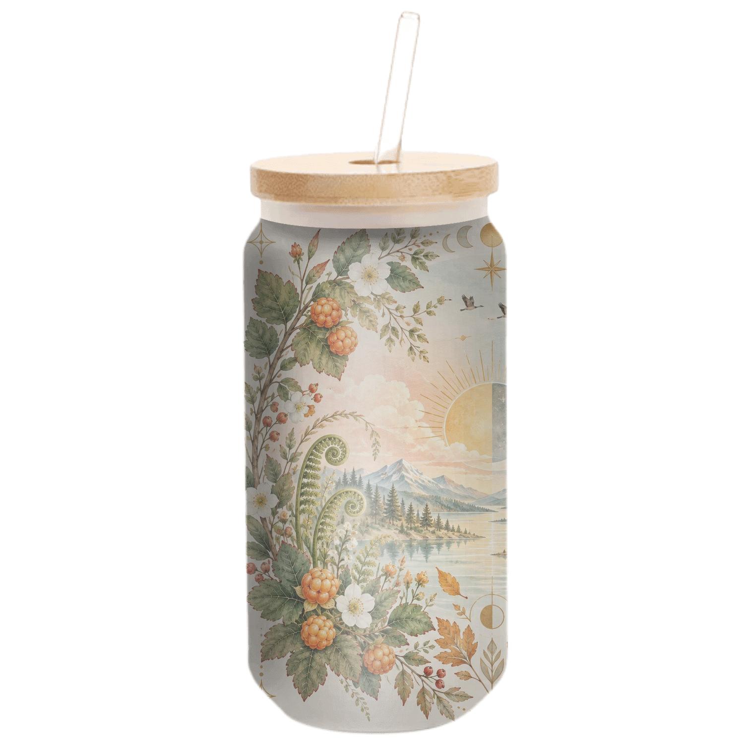 Equinox Cloudberry Meadow artisan blown glass drinkware [AI-4f668ee2-747f2919c572]