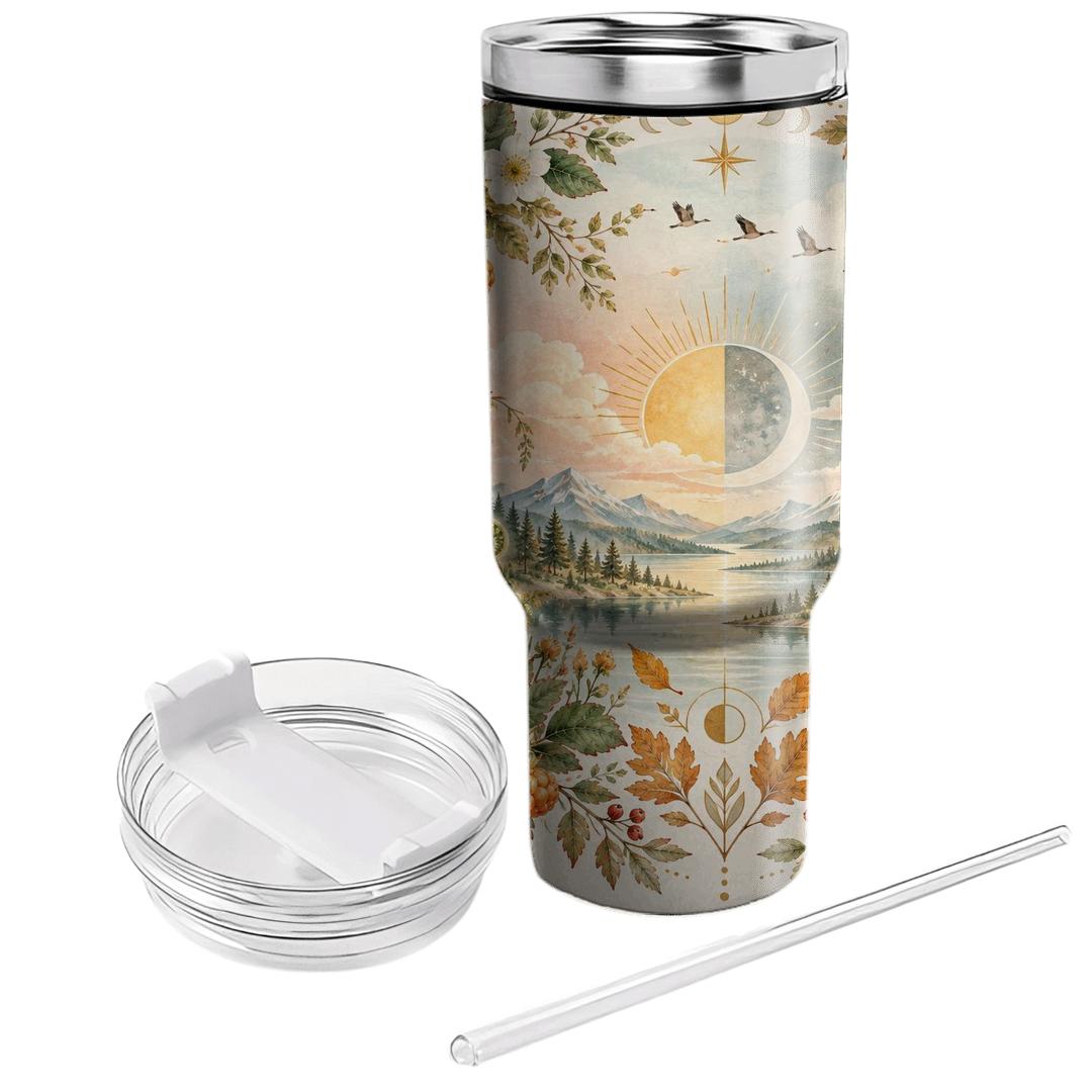 Equinox Cloudberry Meadow tumblers for gifts [AI-4f668ee2-46f78b72eead]