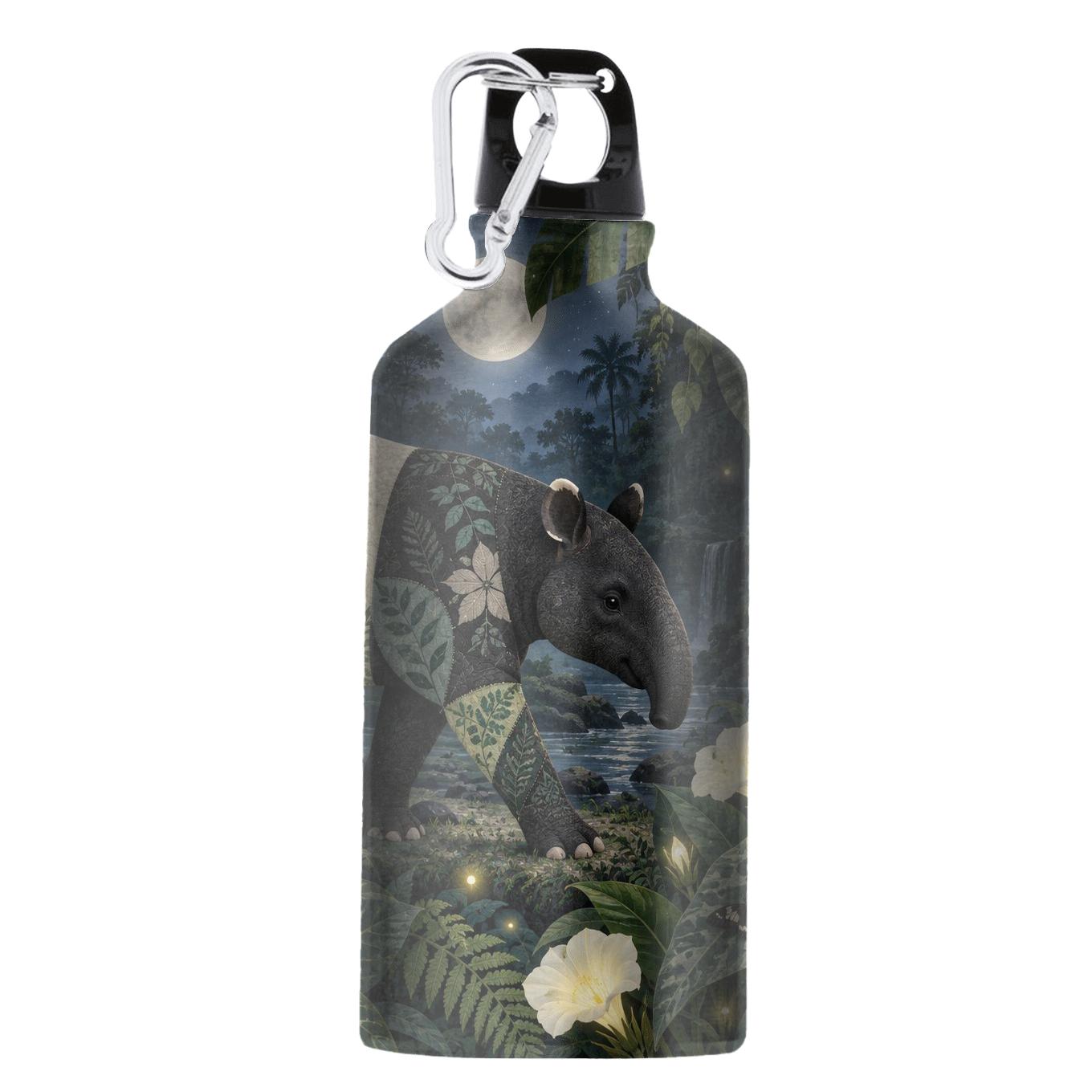 Moonflower Tapir Rainforest Quilt custom sports bottles [AI-2d7f1c7a-1ffec4da9f1a]