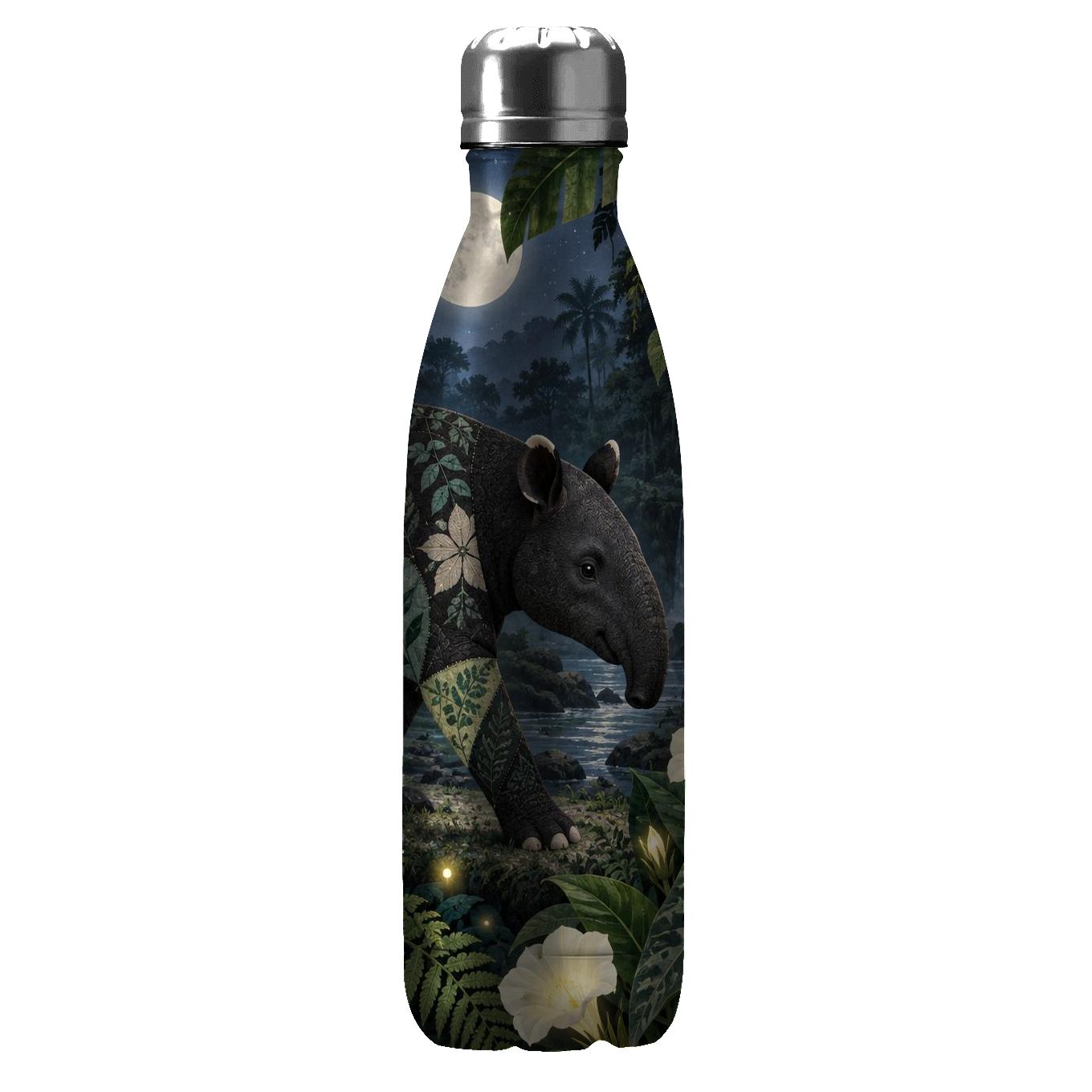 Moonflower Tapir Rainforest Quilt insulated water bottles [AI-2d7f1c7a-1ffec4da9f1a]