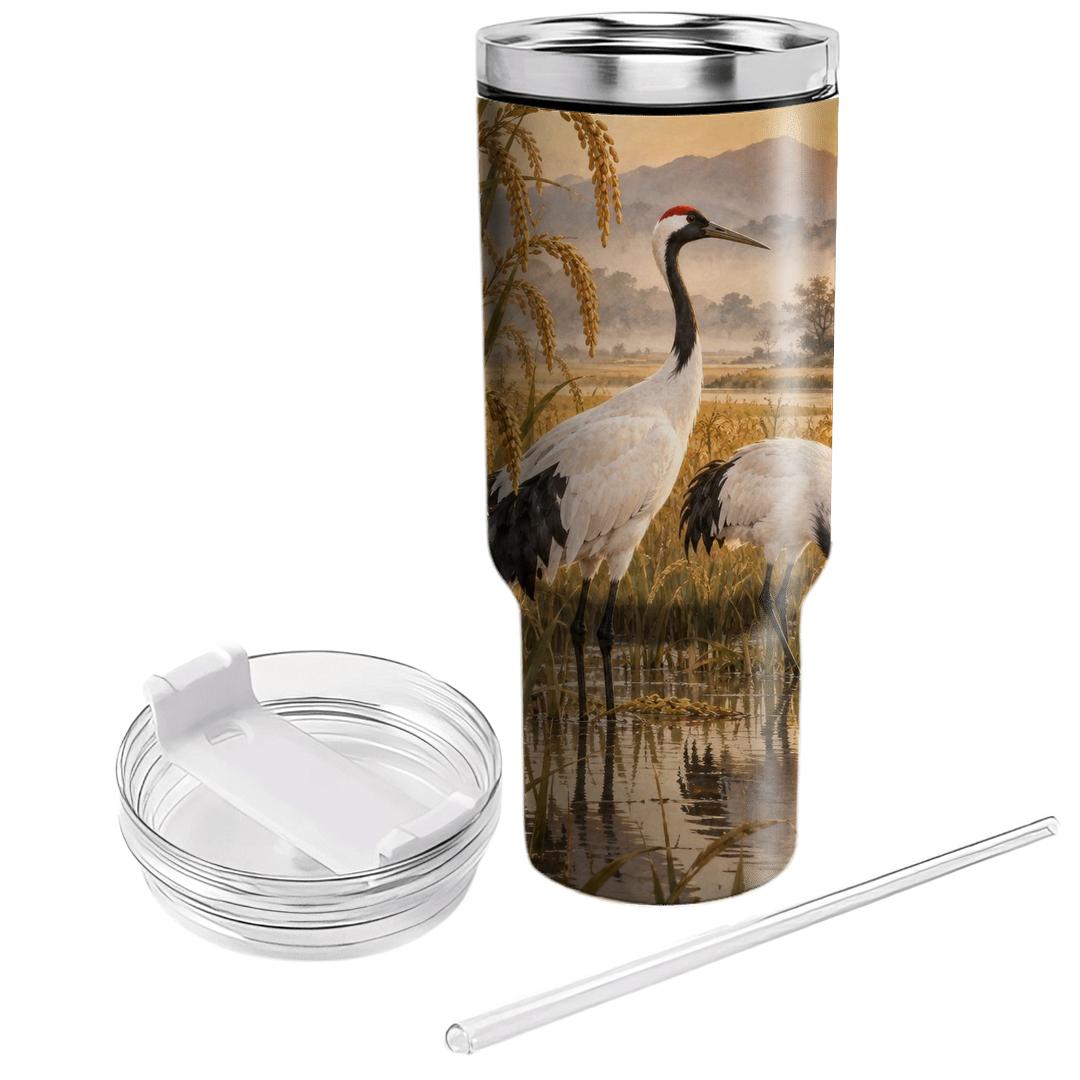Amber Crane Harvest Silhouette insulated tumblers [AI-1b03898d-d274c0b6996e]