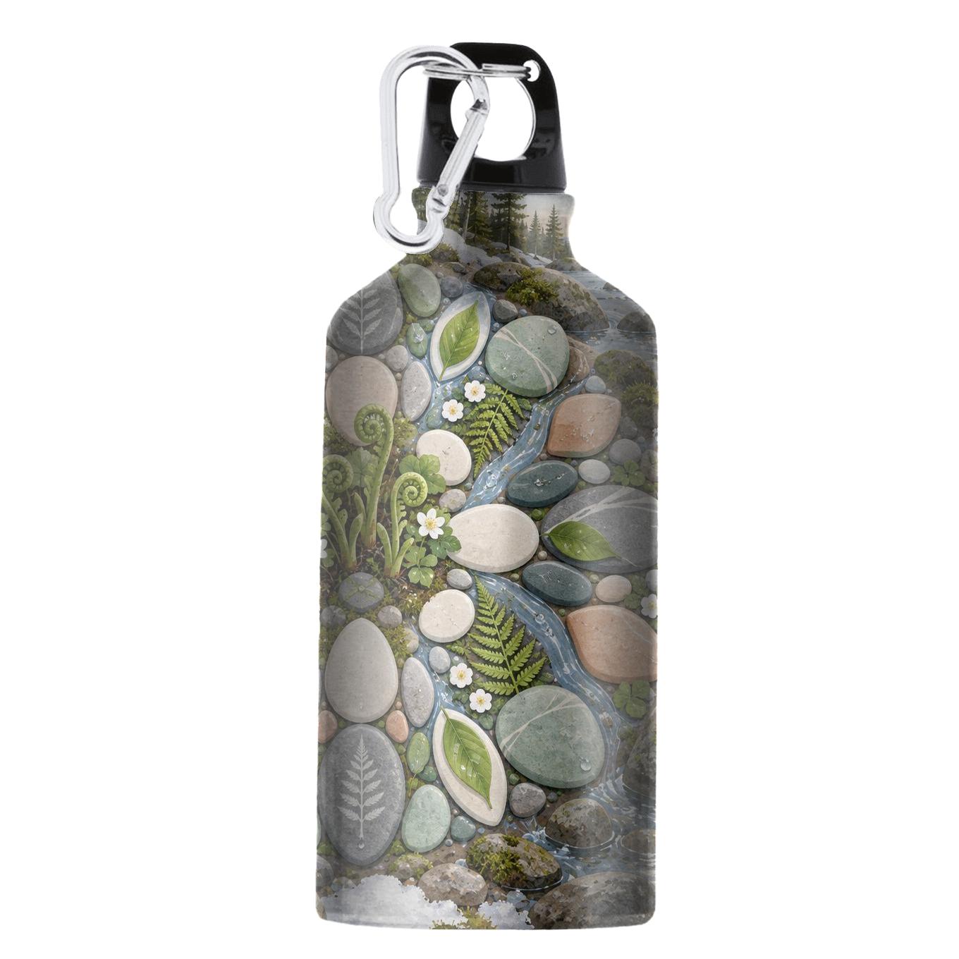 Spring Thaw Pebble Mandala personalized sports bottles [AI-16b333e1-44d1457c05c4]