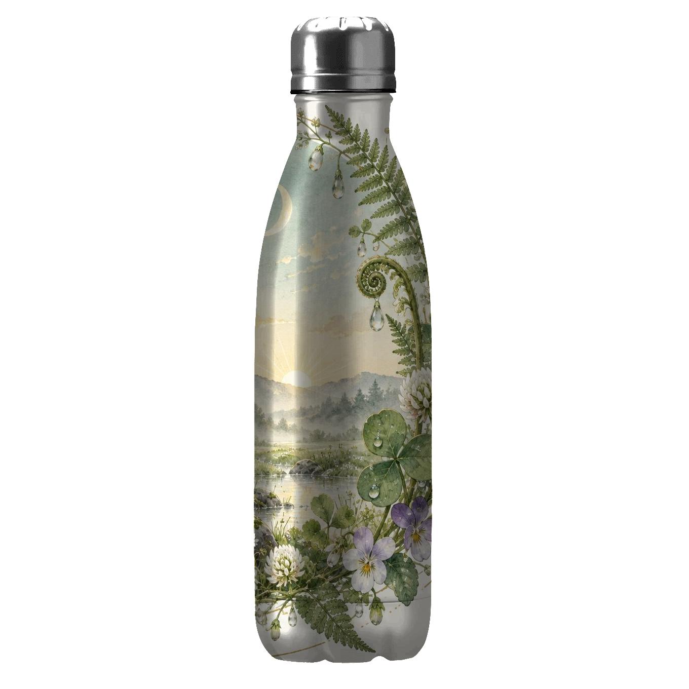 Spring Moon Dew Herbarium unique water bottles [AI-011dbe9d-8c87a33e259d]