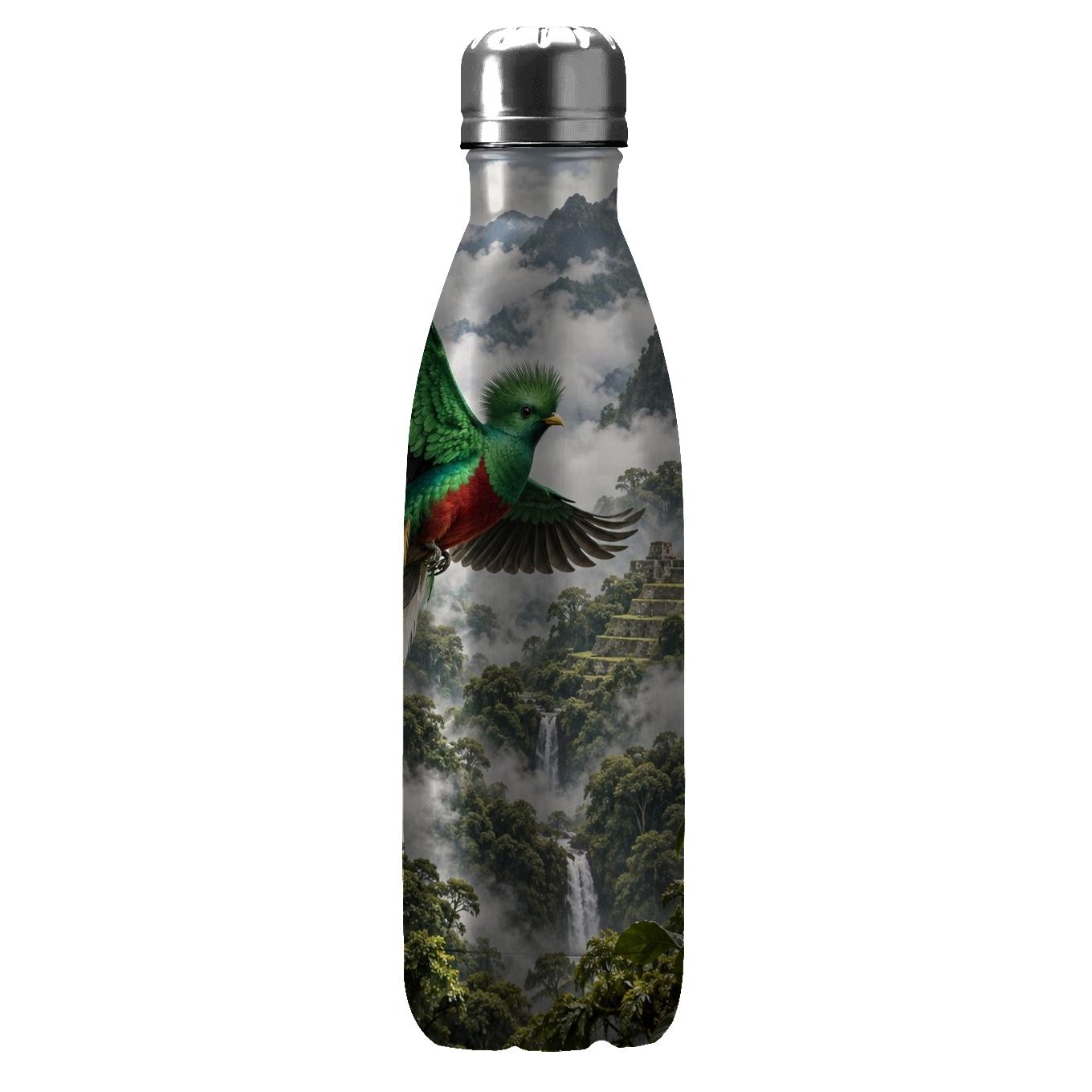 Emerald Quetzal Cloud Loom water bottles with lids [AI-4e831857-c72bffde49eb]