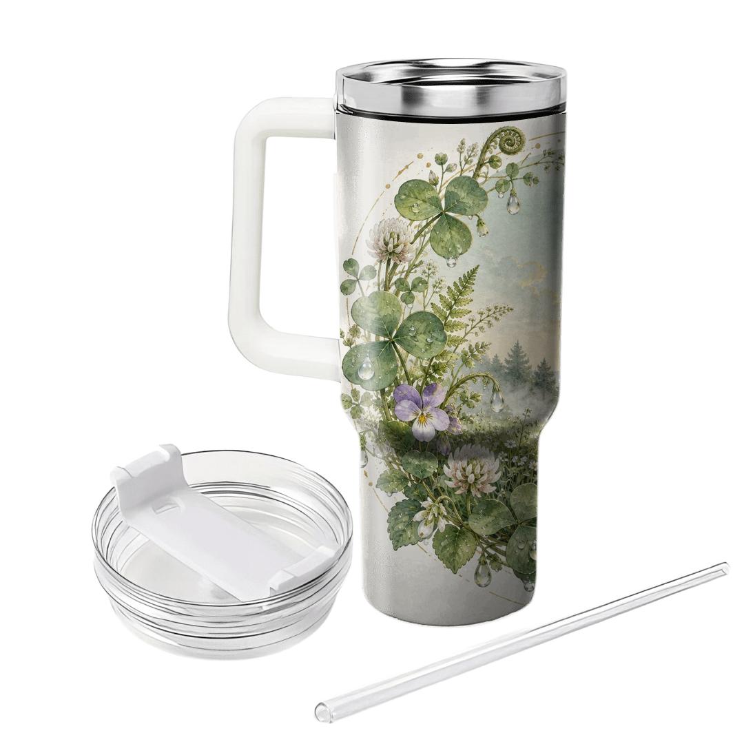 Spring Moon Dew Herbarium tumblers for gifts [AI-011dbe9d-8c87a33e259d]