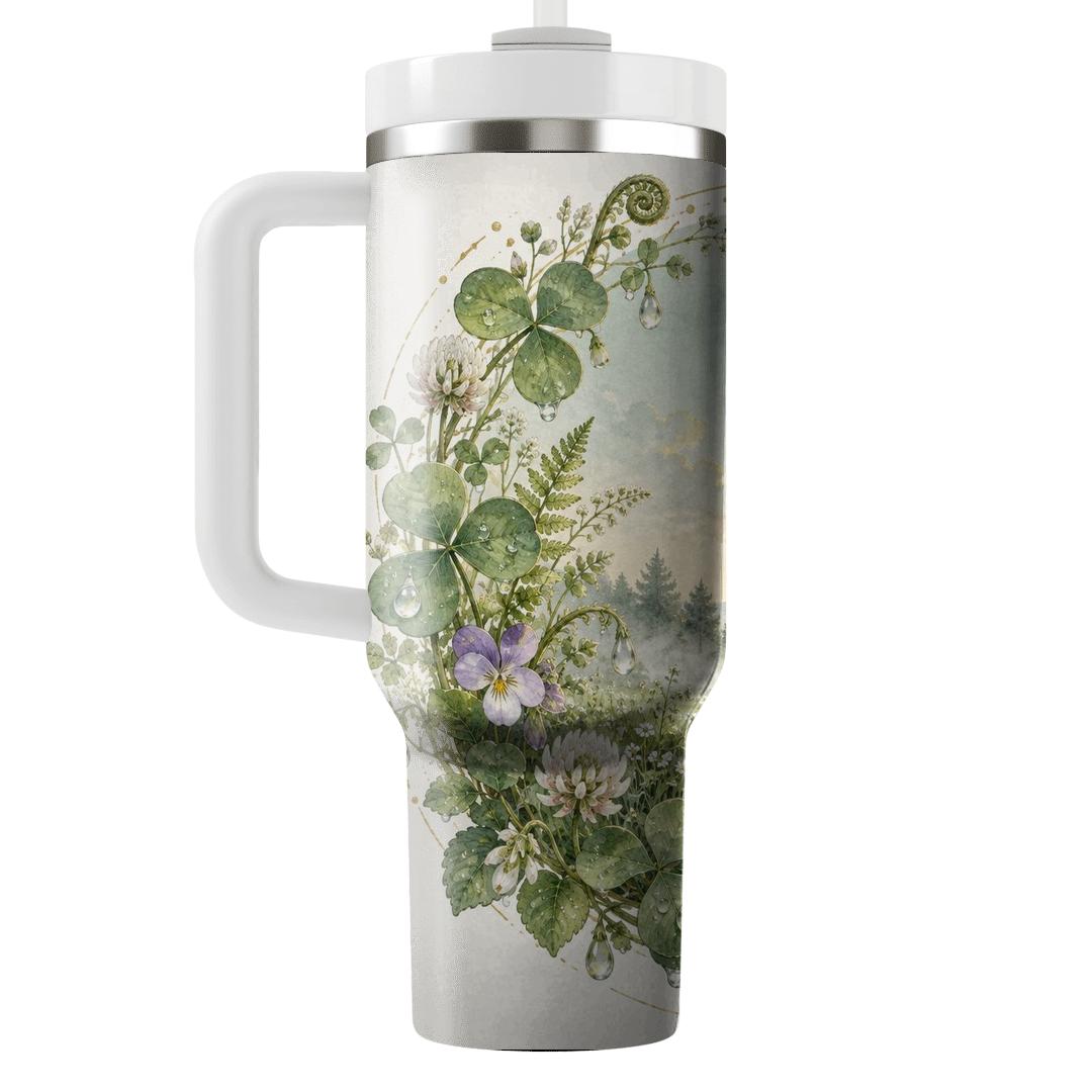 Spring Moon Dew Herbarium tumblers for gifts [AI-011dbe9d-c720fa2b4729]