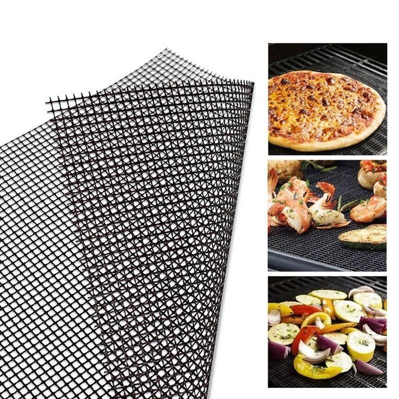 Non-stick BBQ Mesh Mat | Heavy Duty, Reusable Grilling mats, Easy to Clean Mesh Mat