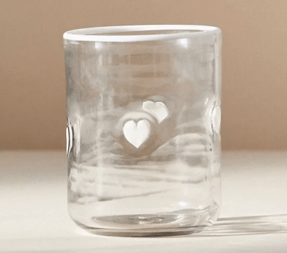 Embossed Glass Tumbler