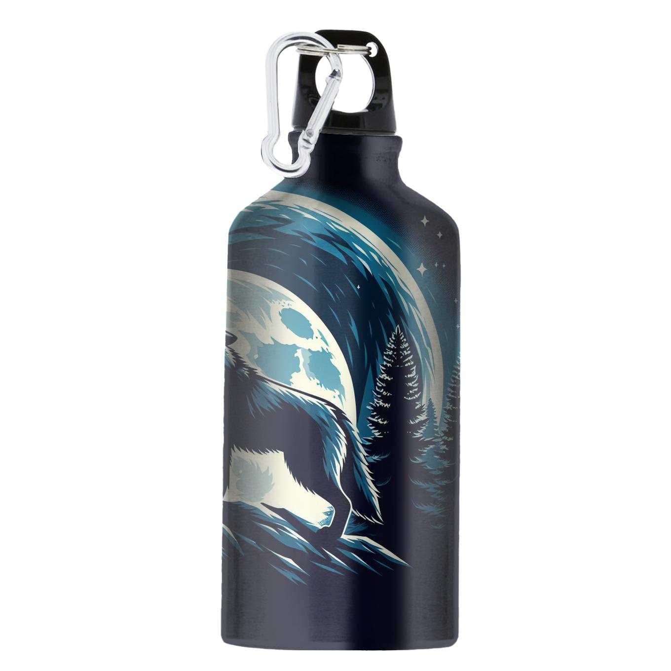 Majestic Wolf Moonlit Howl Unique Tumblers