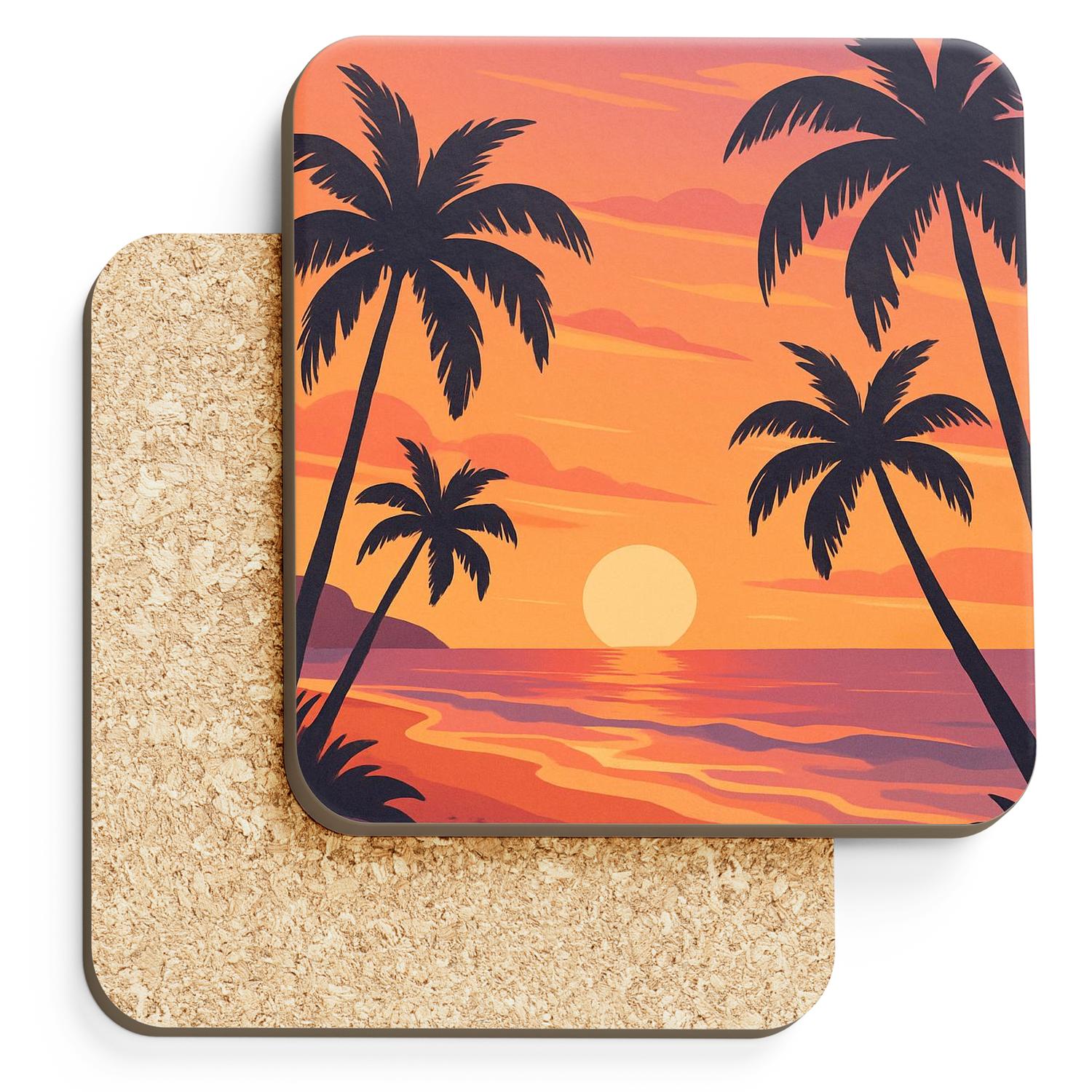 Summer Sunset Beach Unique Tumblers