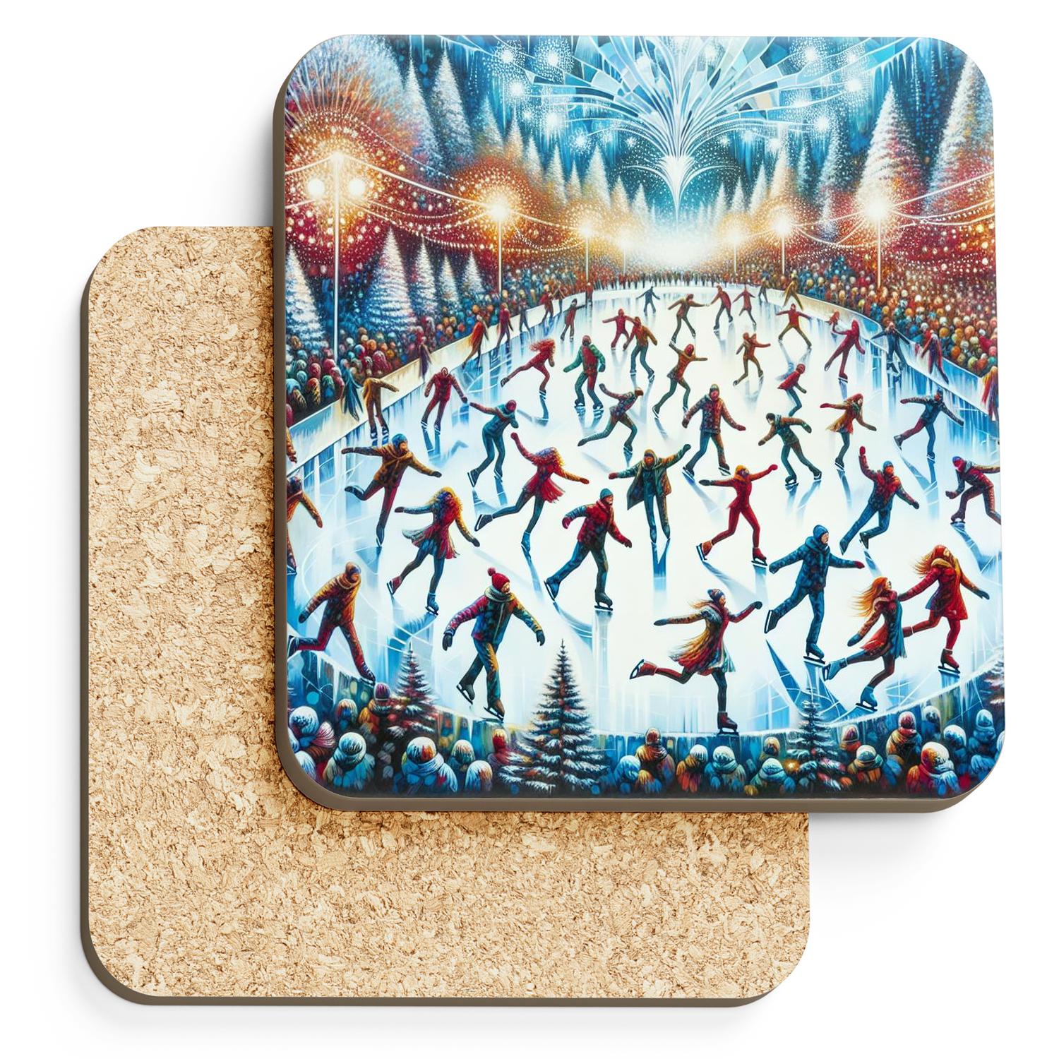 Winter Ice Skating Wonderland Decorative Tumblers