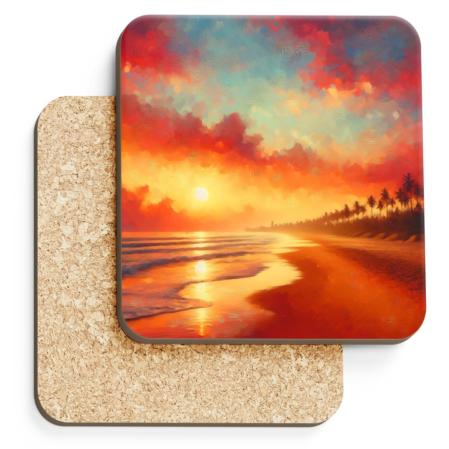 Summer Sunset Symphony Decorative Tumblers