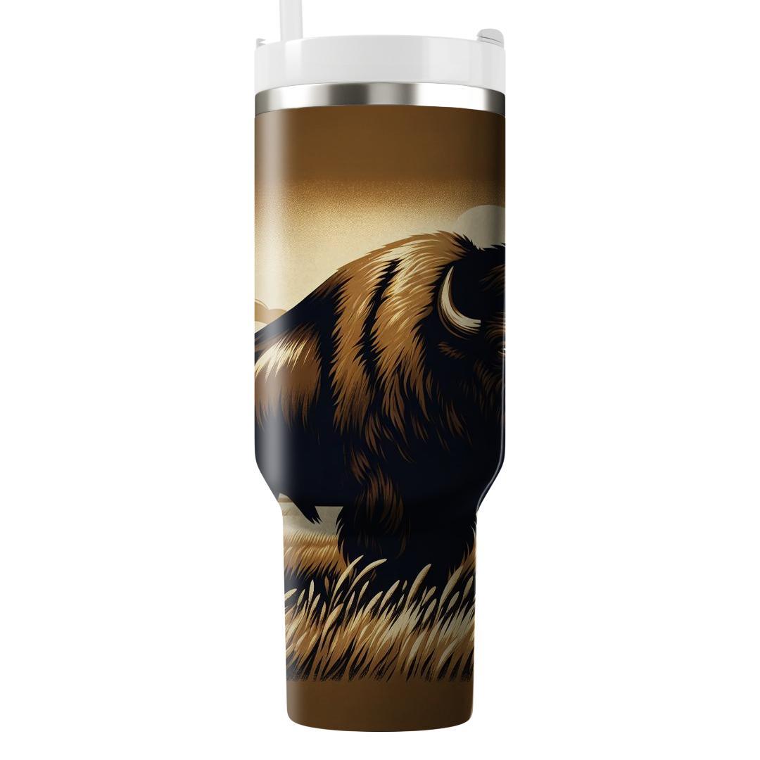 Wild Buffalo Prairie  Decorative Tumblers