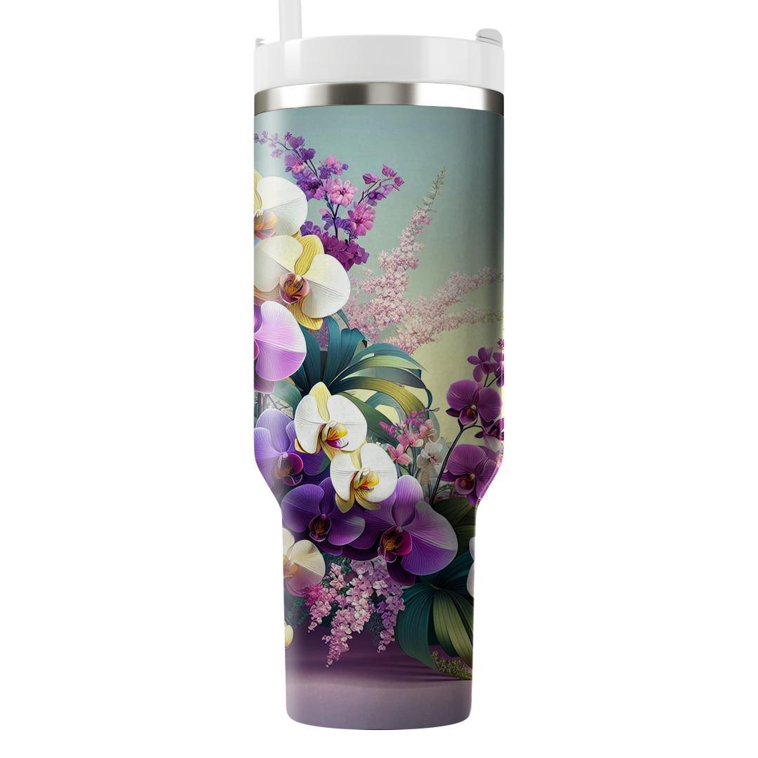 Orchid Wonderland  Unique Tumblers