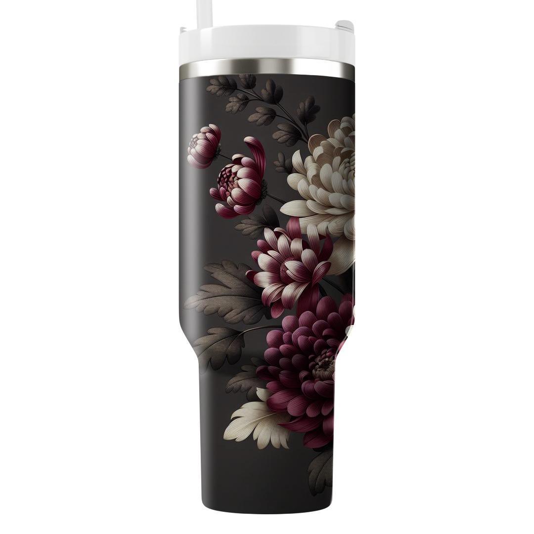 Chic Chrysanthemum Charm  Tumbler Cups