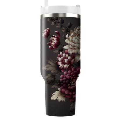 Chic Chrysanthemum Charm  Tumbler Cups