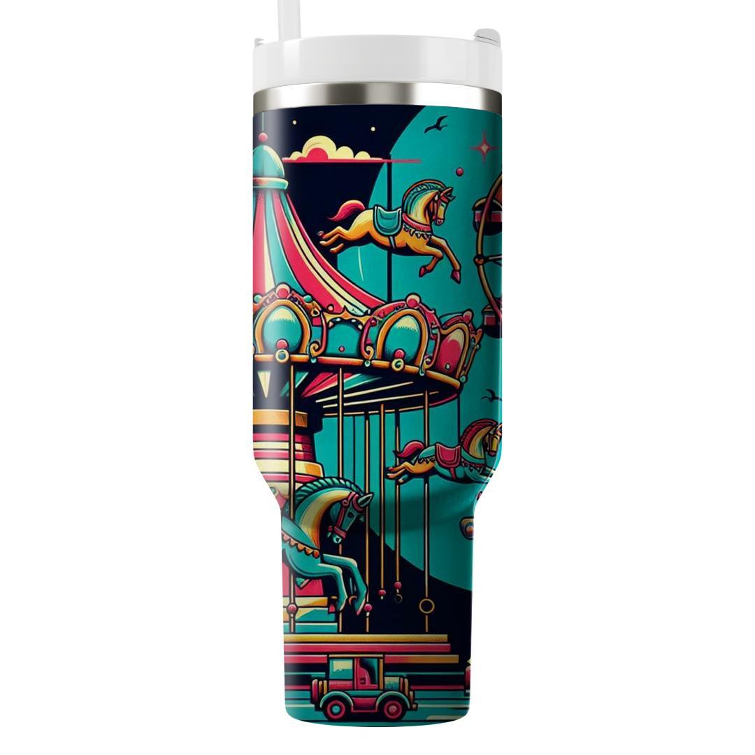 Retro Carnival  Tumblers With Lids
