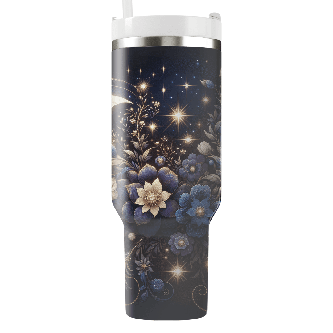 Celestial Flower Moon  Tumblers With Lids