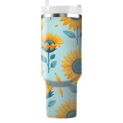 Cheerful Sunflowers  Custom Tumblers