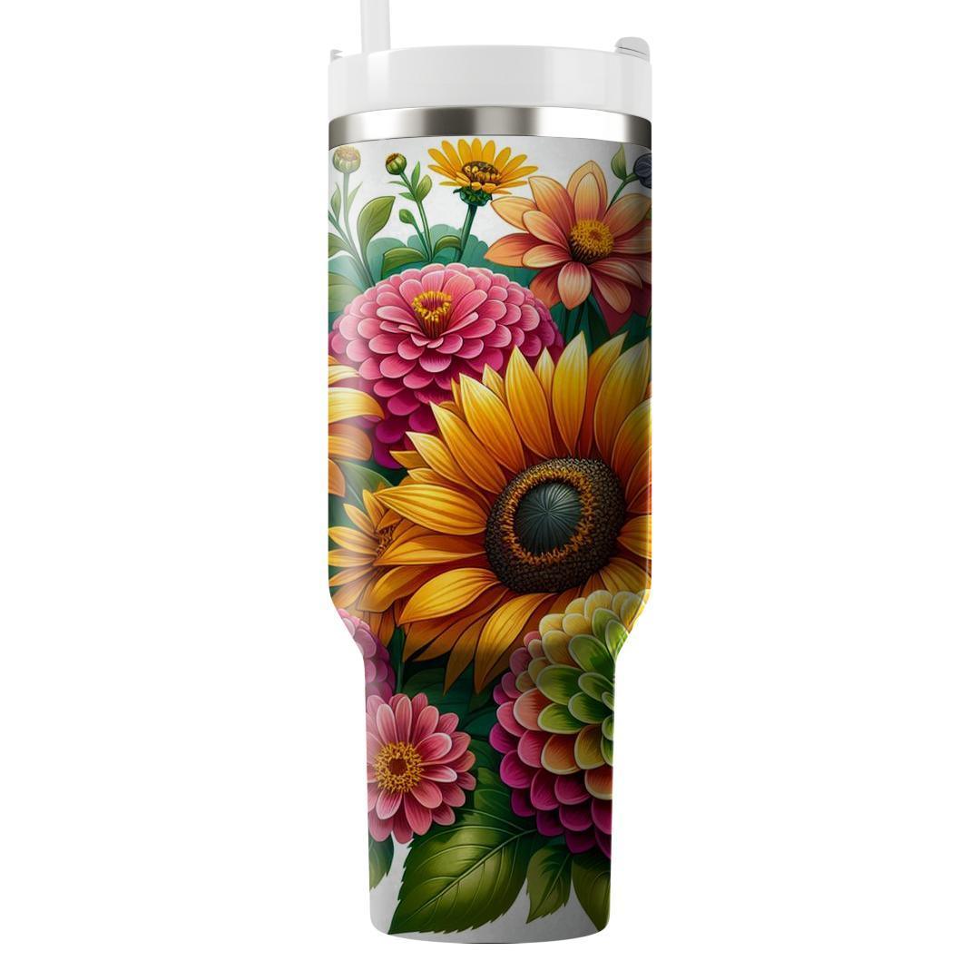 Vibrant Garden Celebration  Insulated Tumblers