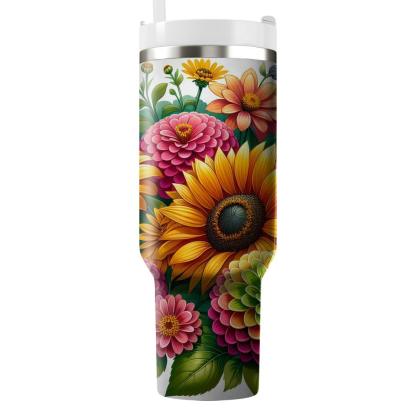 Vibrant Garden Celebration  Insulated Tumblers