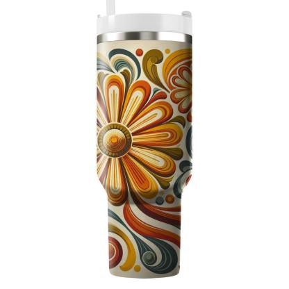 Flower Power Bohemian  Travel Tumblers