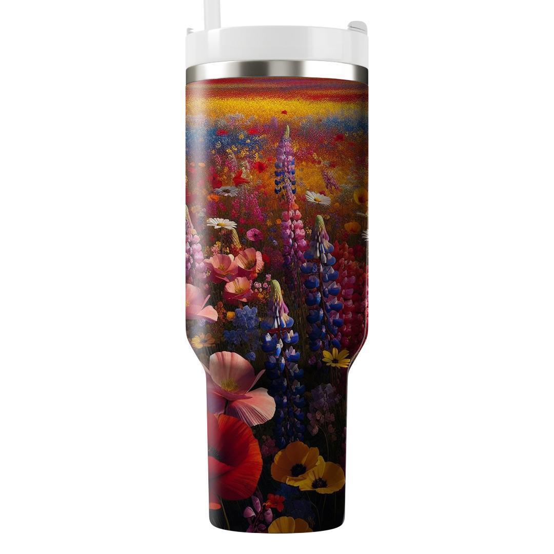 Spring Wildflower Field  Tumbler Cups