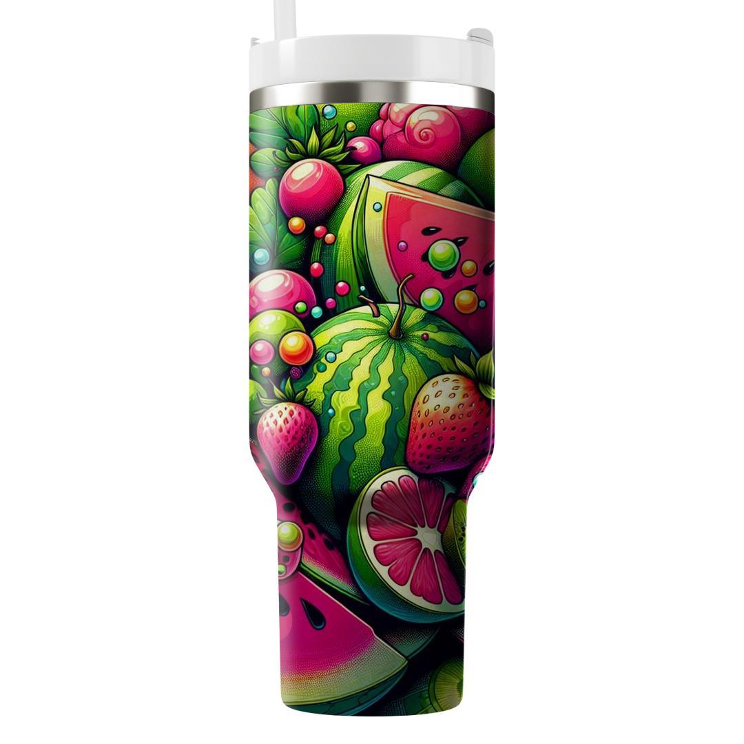 Summer Fruits Fiesta  Travel Tumblers