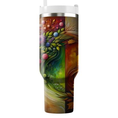 Embrace The Seasons - Equinox Celebration  Tumblers With Lids
