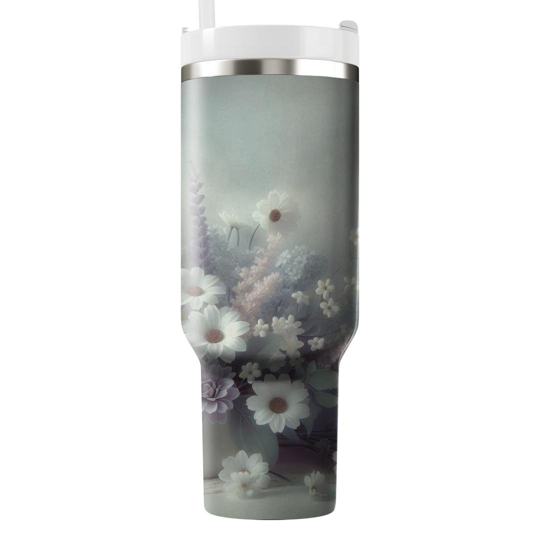 Misty Floral Whispers  Unique Tumblers