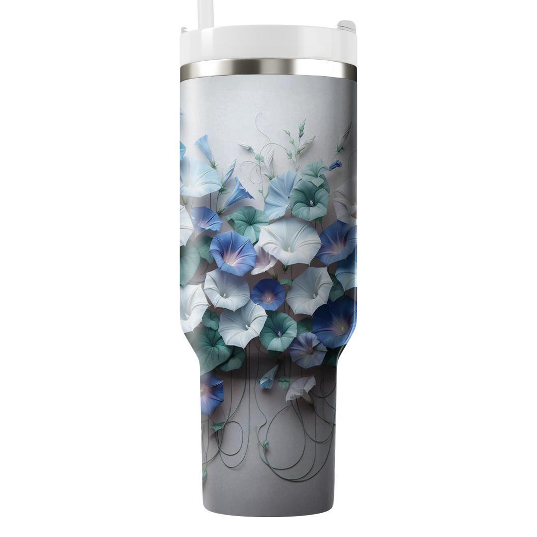 Azure Morning Glory  Unique Tumblers