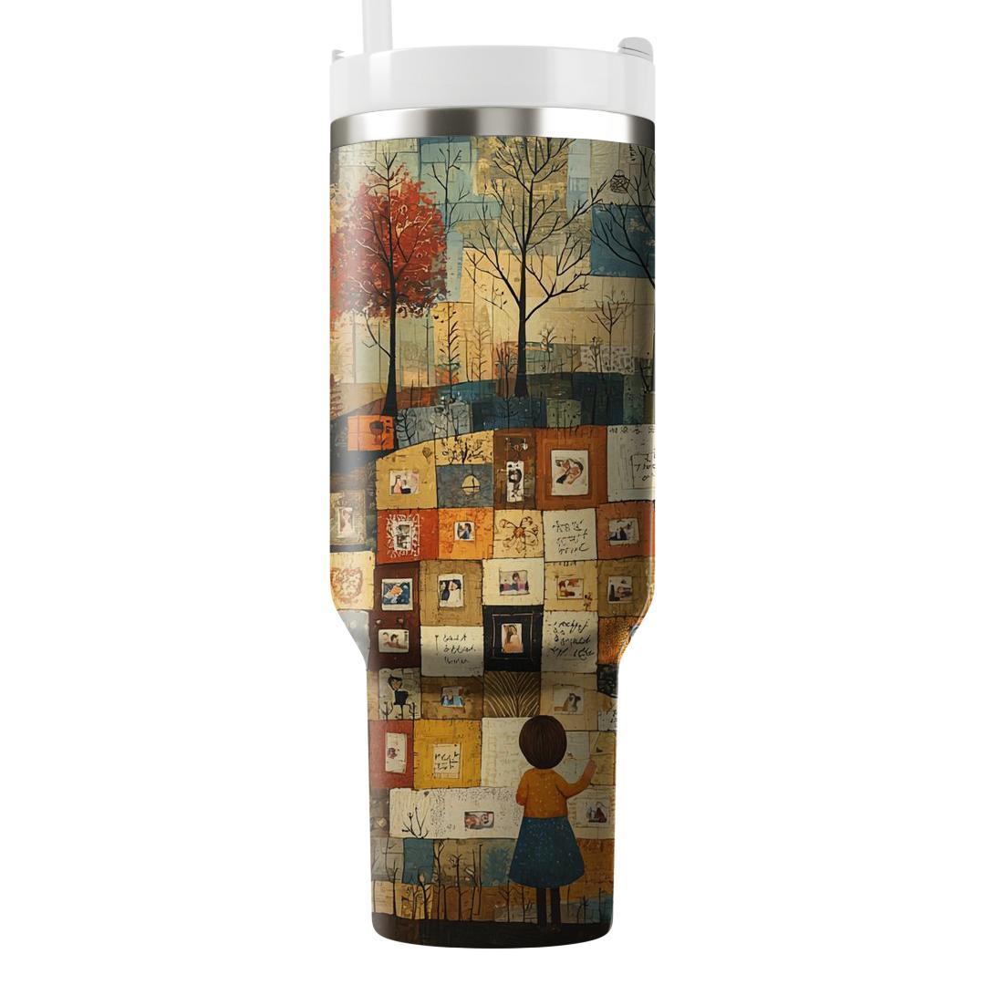 The Tapestry Of Life: A Mother’s Love Woven Into Every Moment Tumblers With Lids