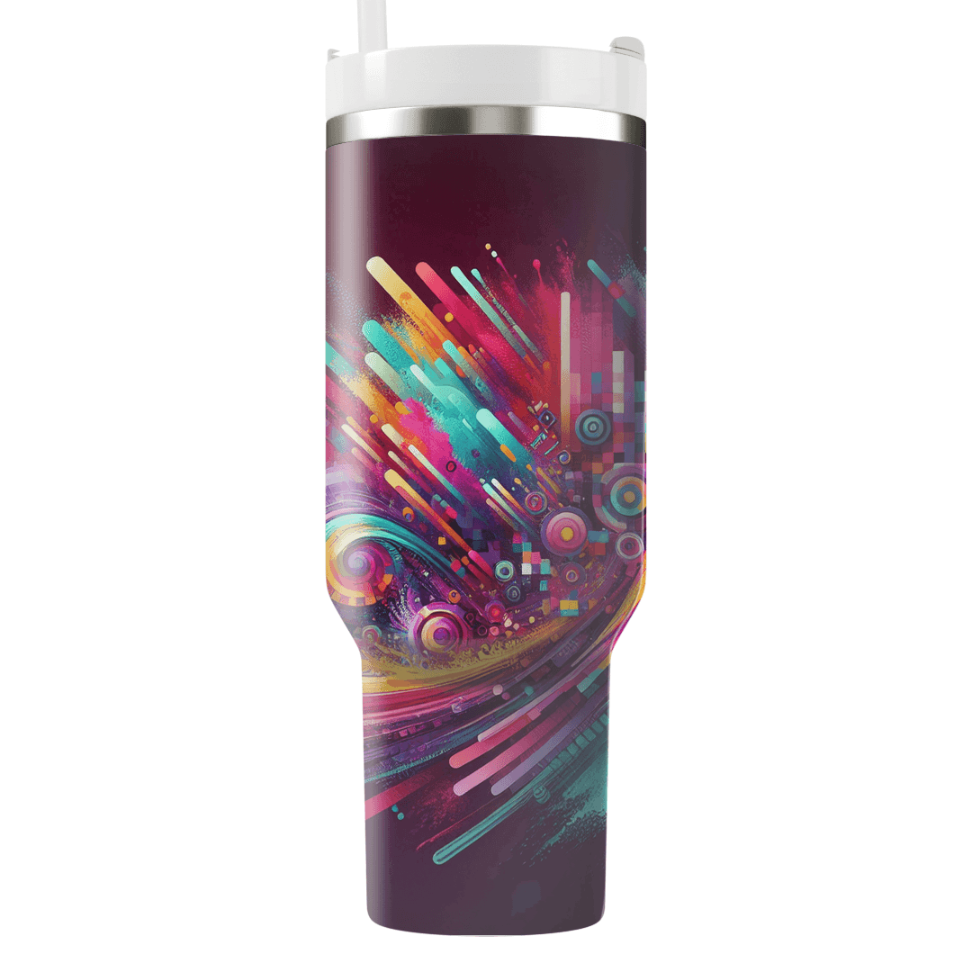 Mosaic Of Joy - Festival Of Colors  Custom Tumblers