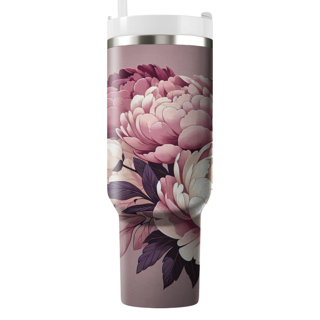 Blossoming Peony  Tumblers For Gifts